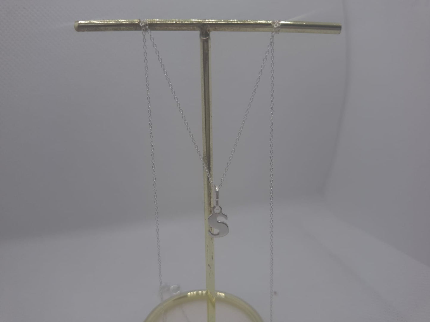 "S" Charm and chain