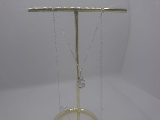 "S" Charm and chain