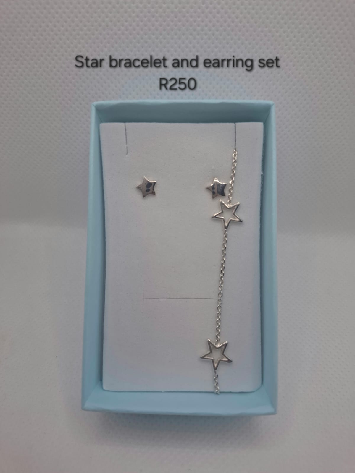 Star Earring and Bracelet set