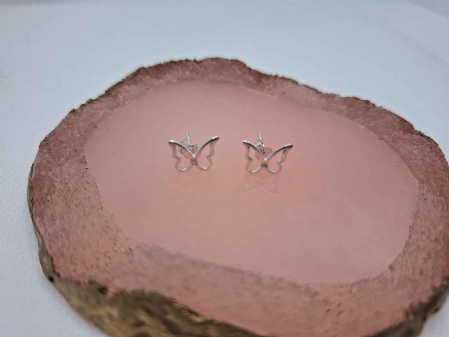 Earring: Butterfly stud