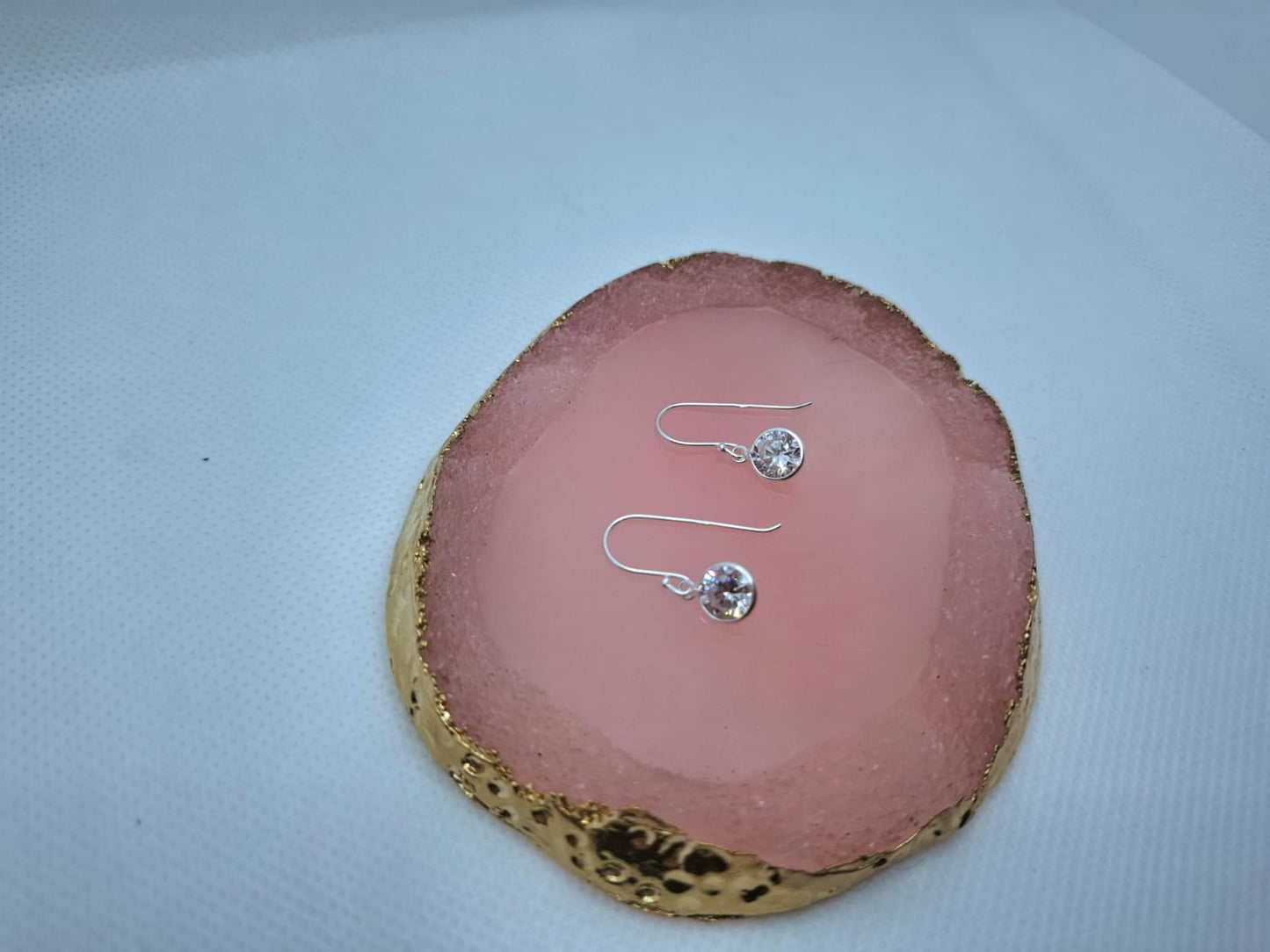 Earring: Diamante Drop