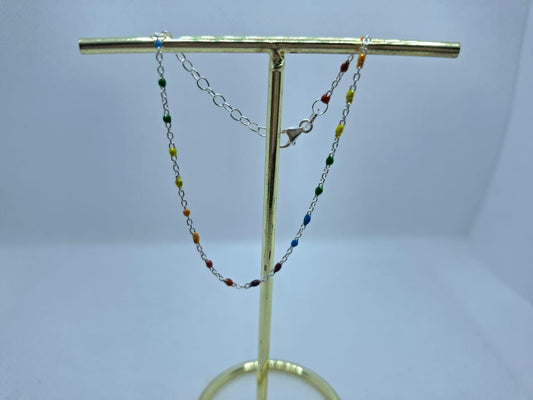 Multi-Colour Beaded Bracelet