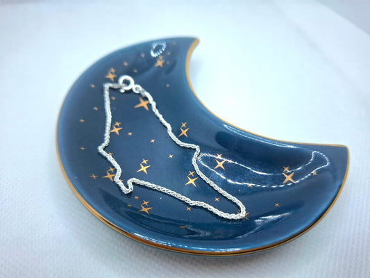 1mm Snake Link Bracelet