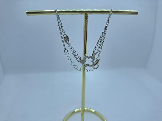 Four-Leaf Clover Diamante Bracelet