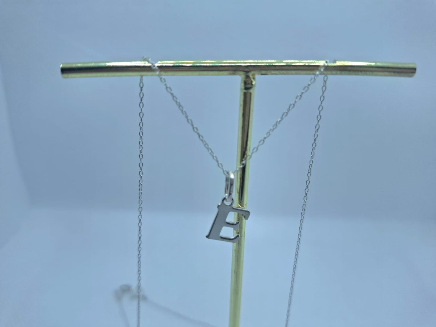 “E” Charm Necklace