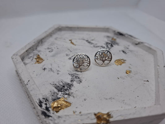 Earring: Tree of life stud