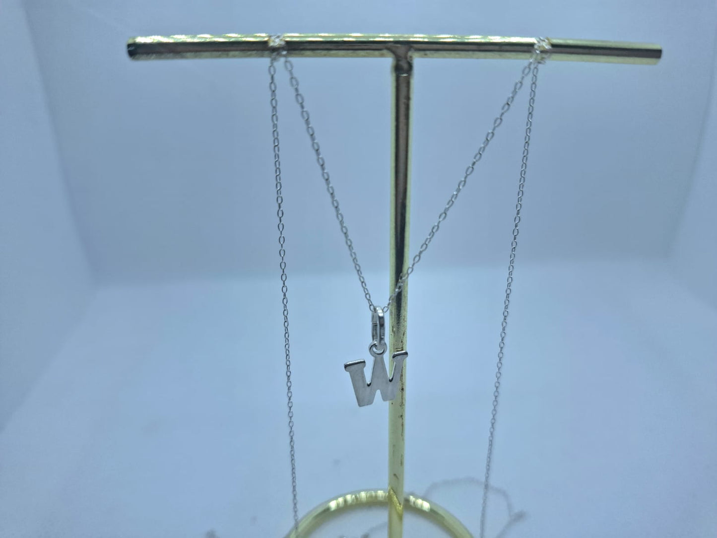 “W” Charm Necklace