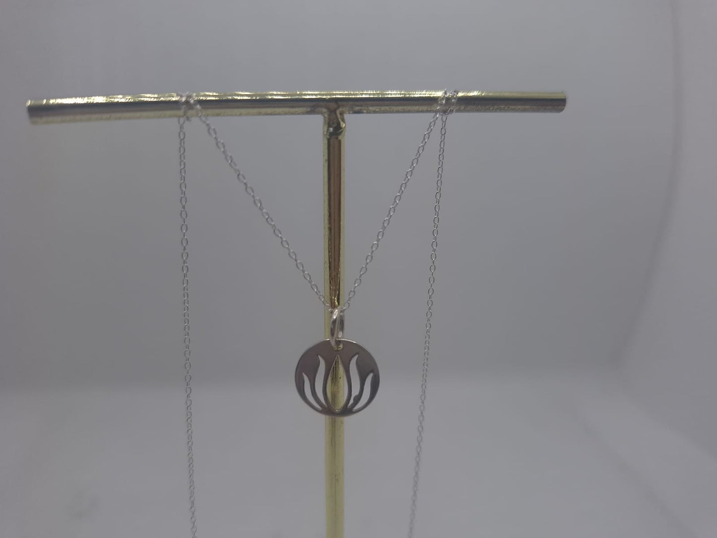 Lotus Charm Necklace