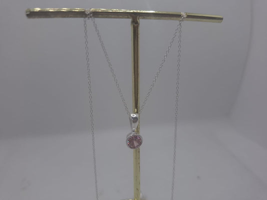 Rose Quartz charm and necklace