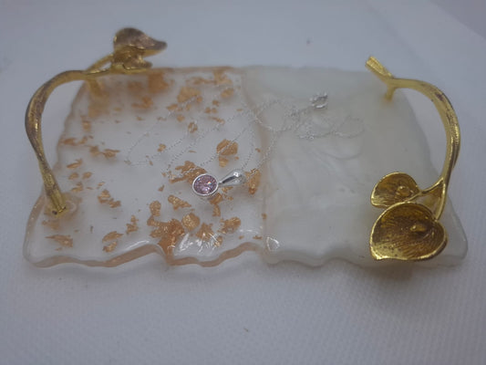 Rose Quartz charm and necklace