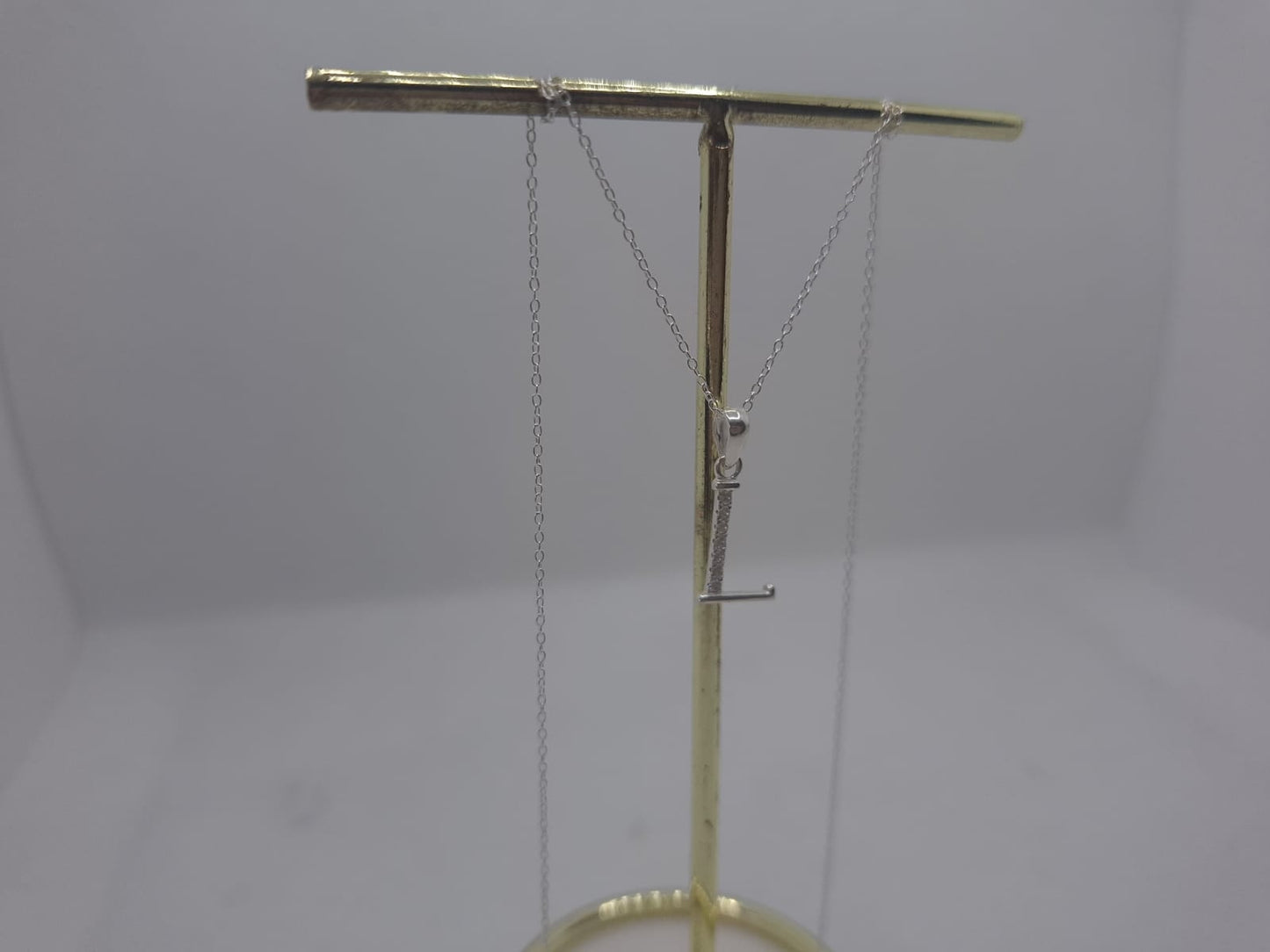 "L" Charm with chain