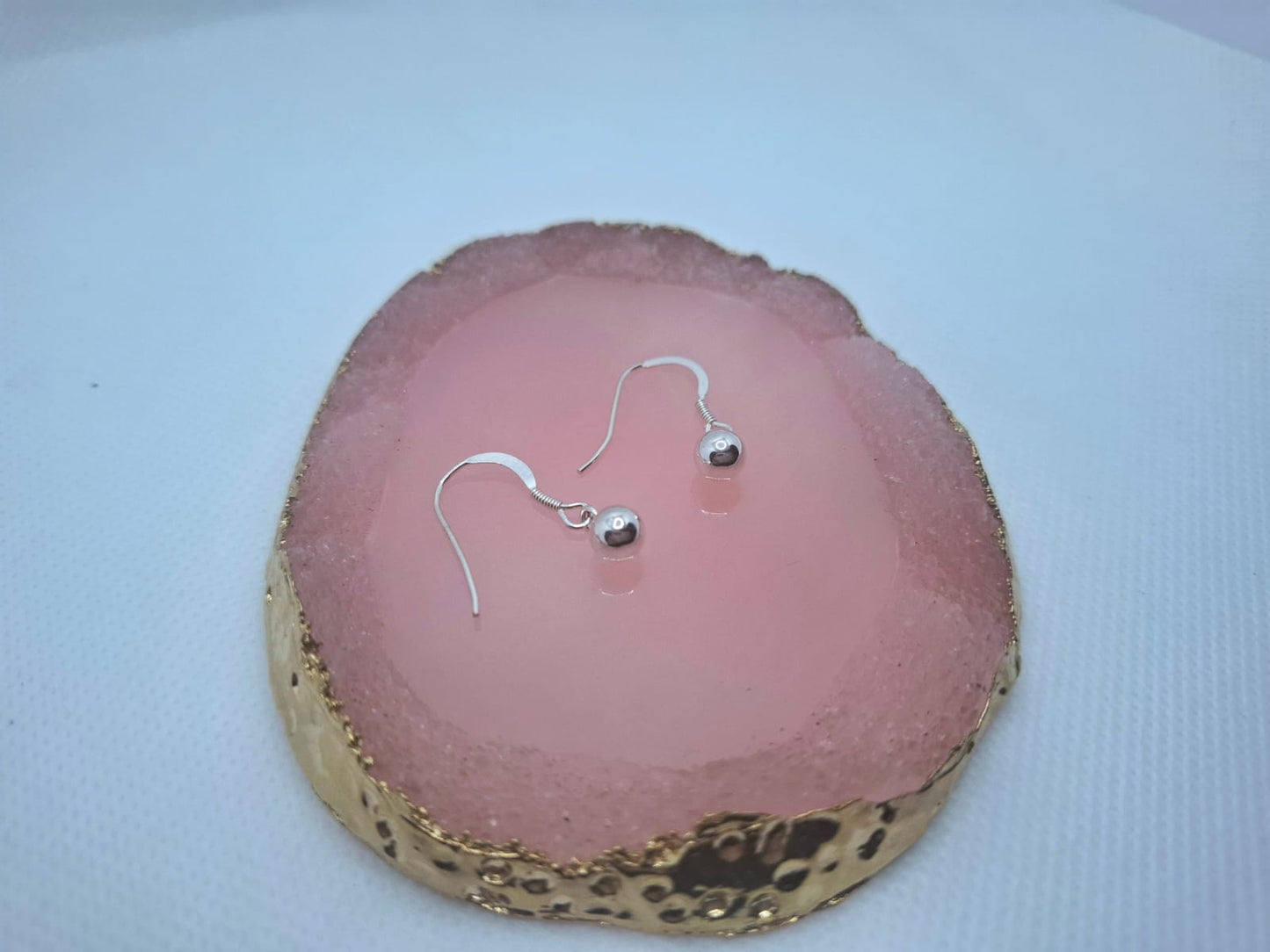 Earring: Small ball drop