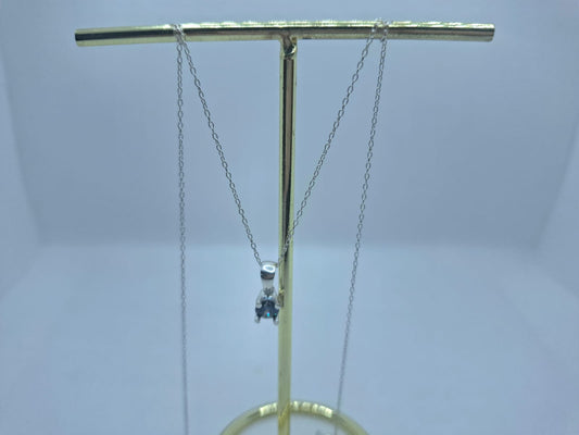 Sapphire Charm Necklace