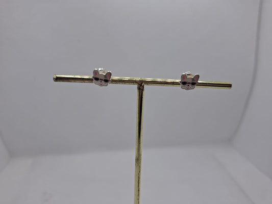 Earring: Dog detail stud