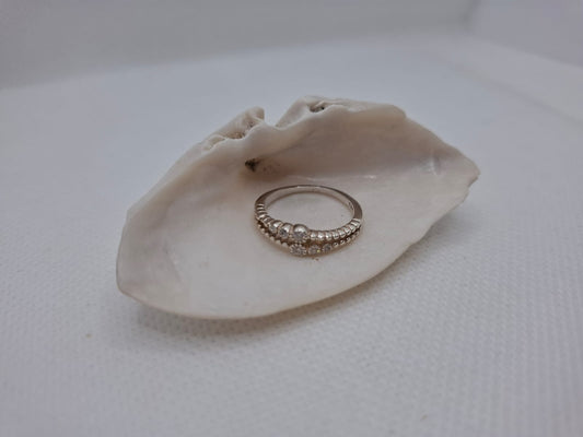 Double Band Cubic Zirconia Ring