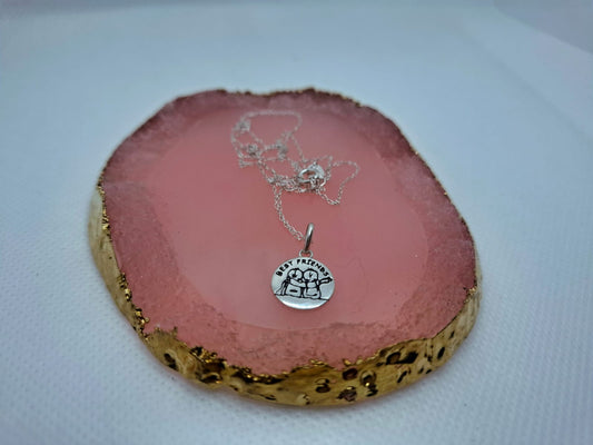 Best friend charm and chain