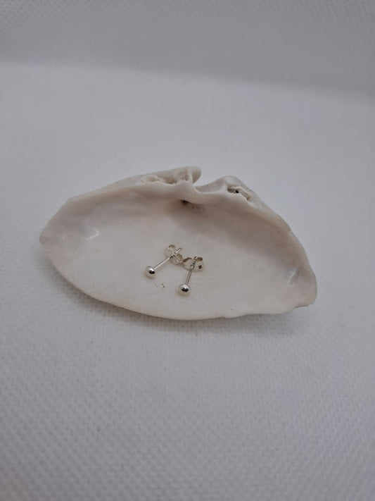 Earring: Baby Half ball stud