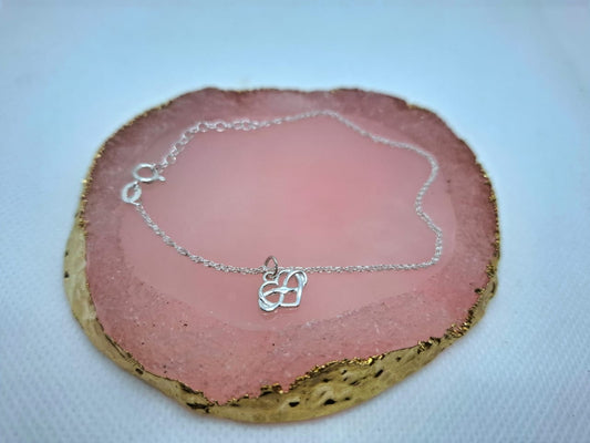 Heart and Infinity Charm Bracelet