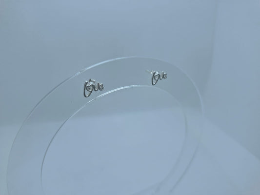 Earring: Love stud
