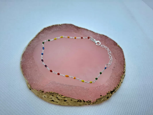 Multi-Colour Beaded Bracelet