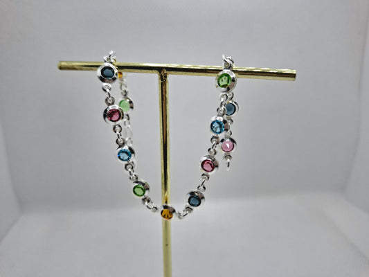 Multi-Color Stone Bracelet