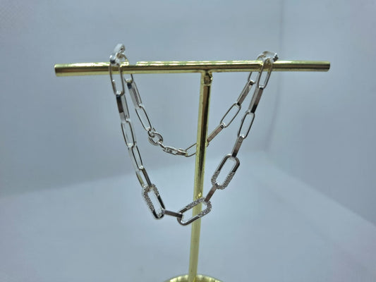 Paperclip Link Bracelet