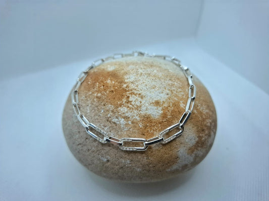 Paperclip Link Bracelet