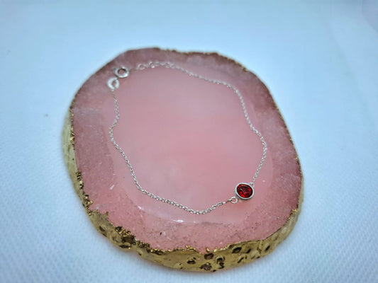 Ruby Stone Bracelet