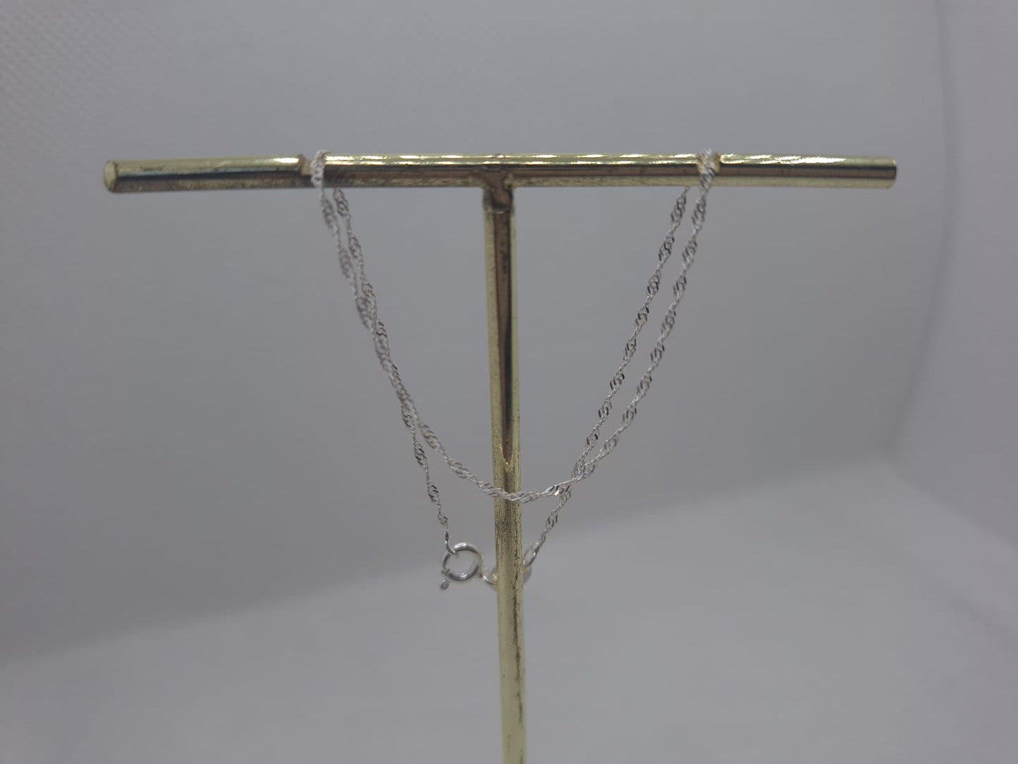 1mm Singapore link bracelet