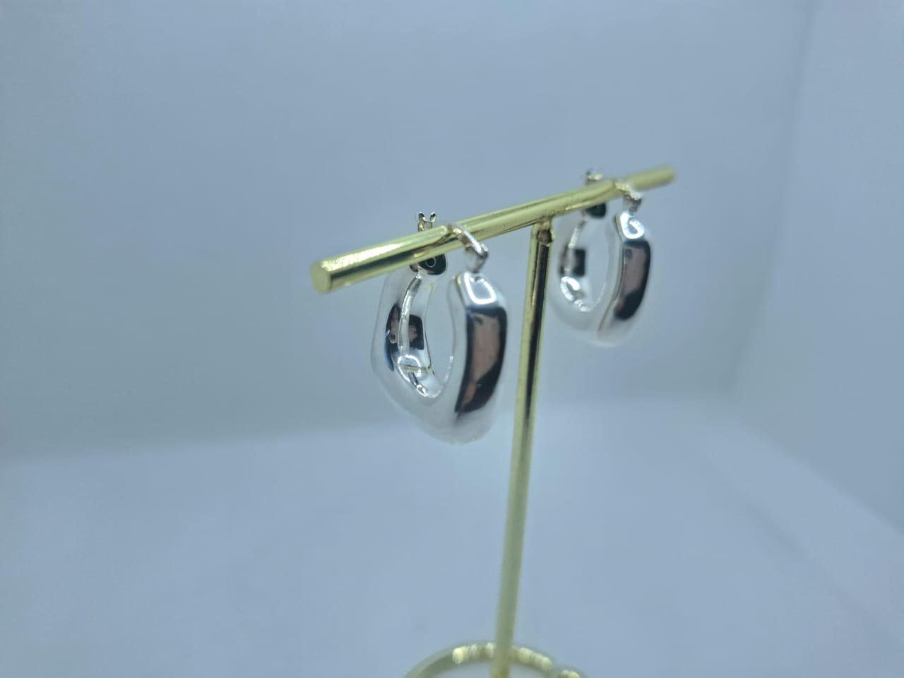 Earrings: Square Hoops