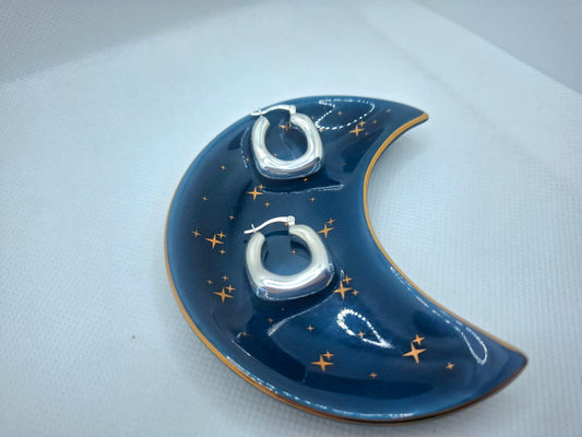 Earrings: Square Hoops