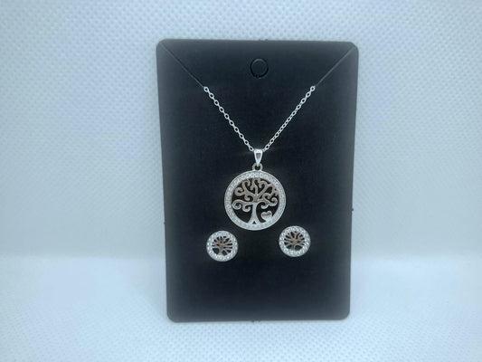 Tree of life with Diamante Detail Set